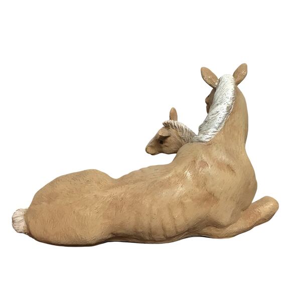 Universal Statuary #268 Dated 1997 Horse & Foal Pals Resin Figure Statue - Picture 3 of 12